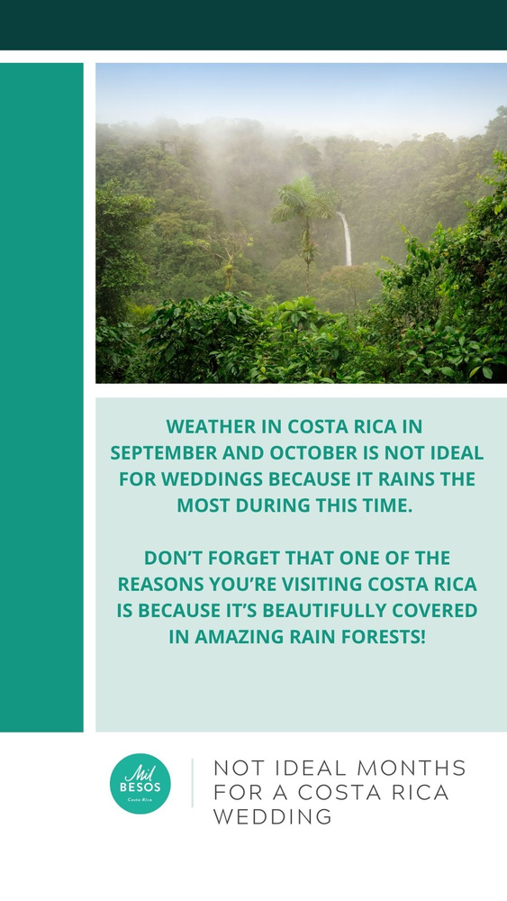 The Best Months To Have A Wedding In Costa Rica