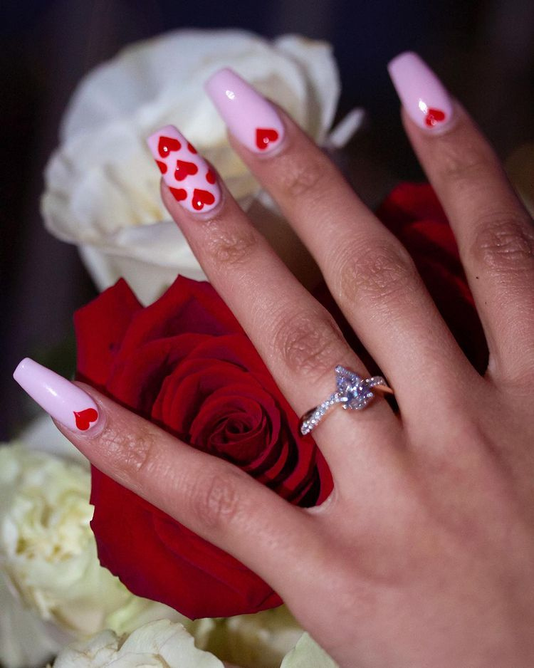 A Rosy Romantic Hue To Your Engagement Ring