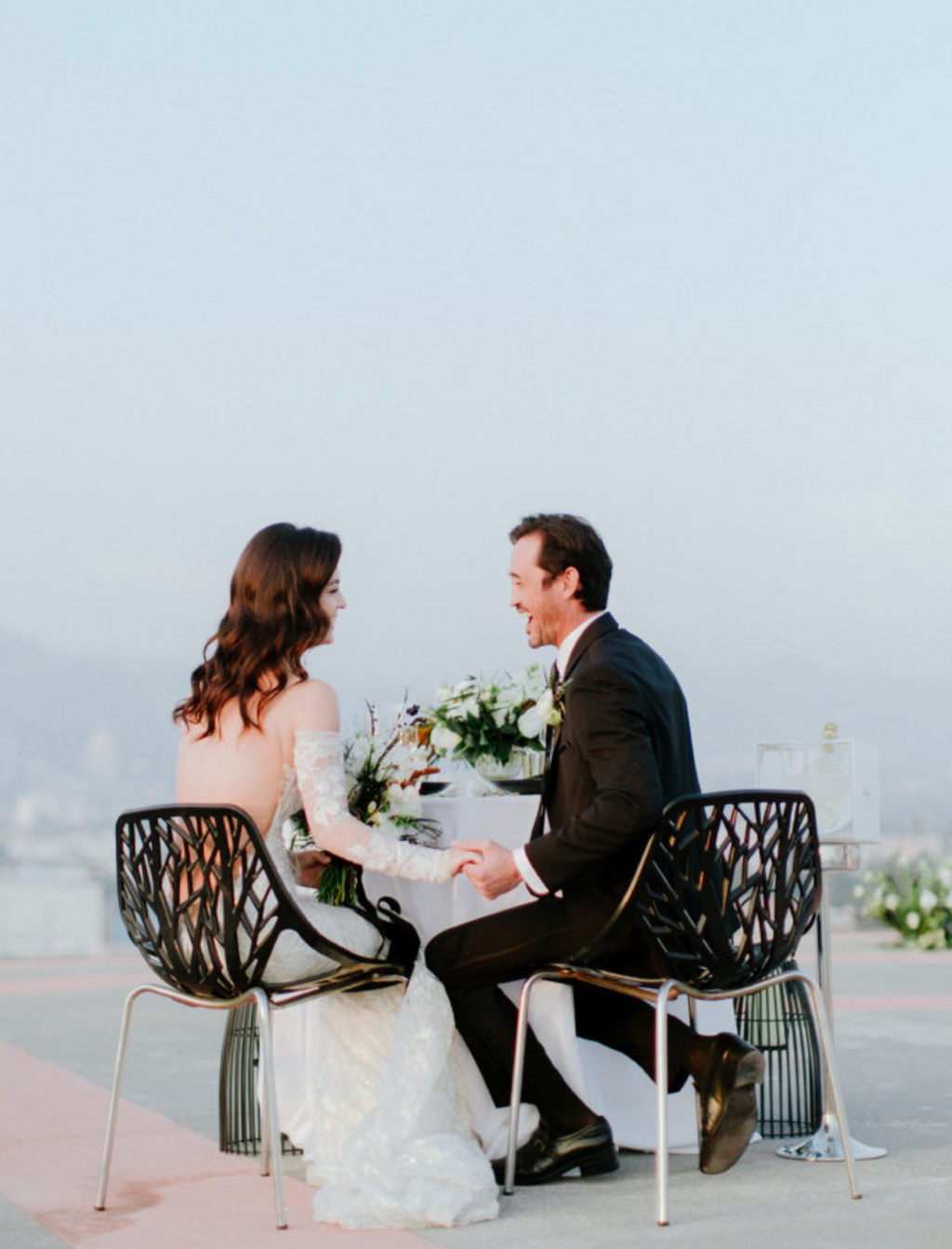 How To Elope In La: With A Beautiful Cake + An Amazing View