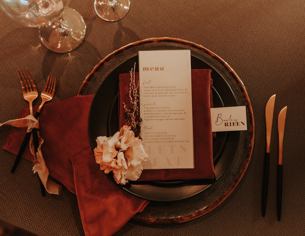 Sleek & Modern Styled Wedding Shoot