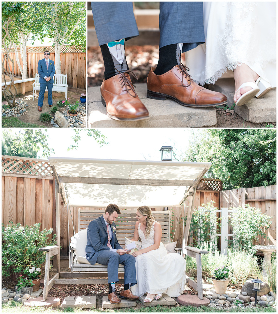 Hayley + Matt’s California Garden Backyard Wedding