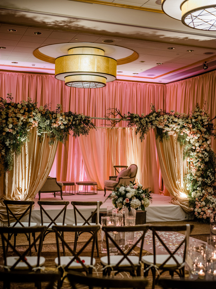 Intimate Indian Wedding Mandap Design