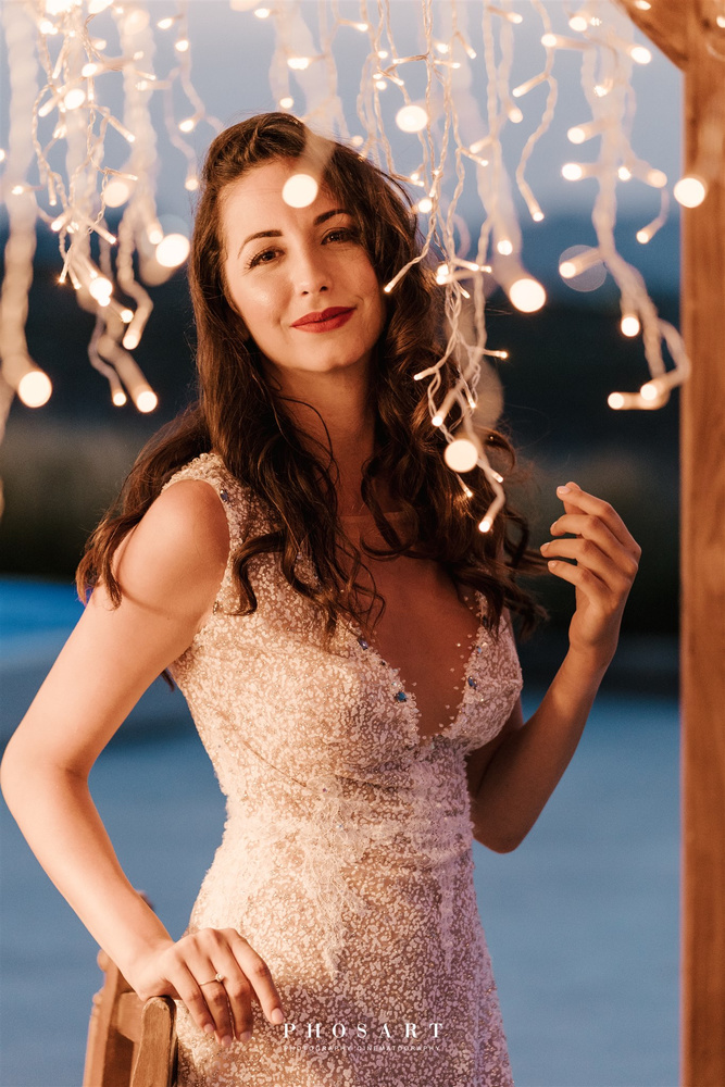 Bright, Bold, And Romantic Elopement In Santorini