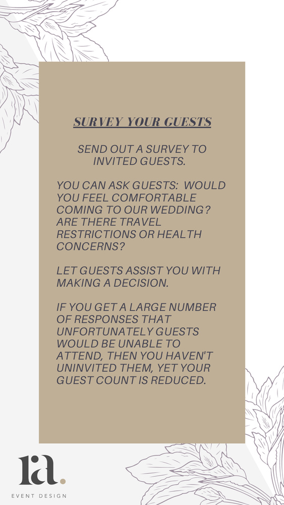 Wedding Pivot | How To Reduce Guest List