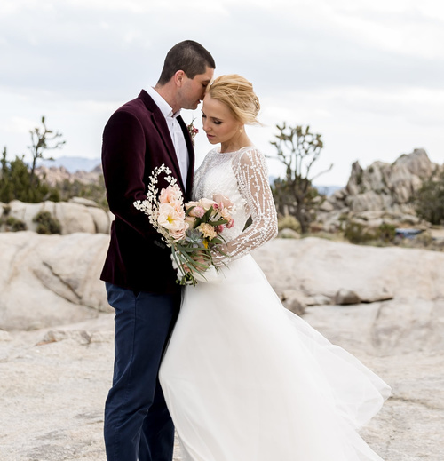 Elegant Joshua Tree Elopement