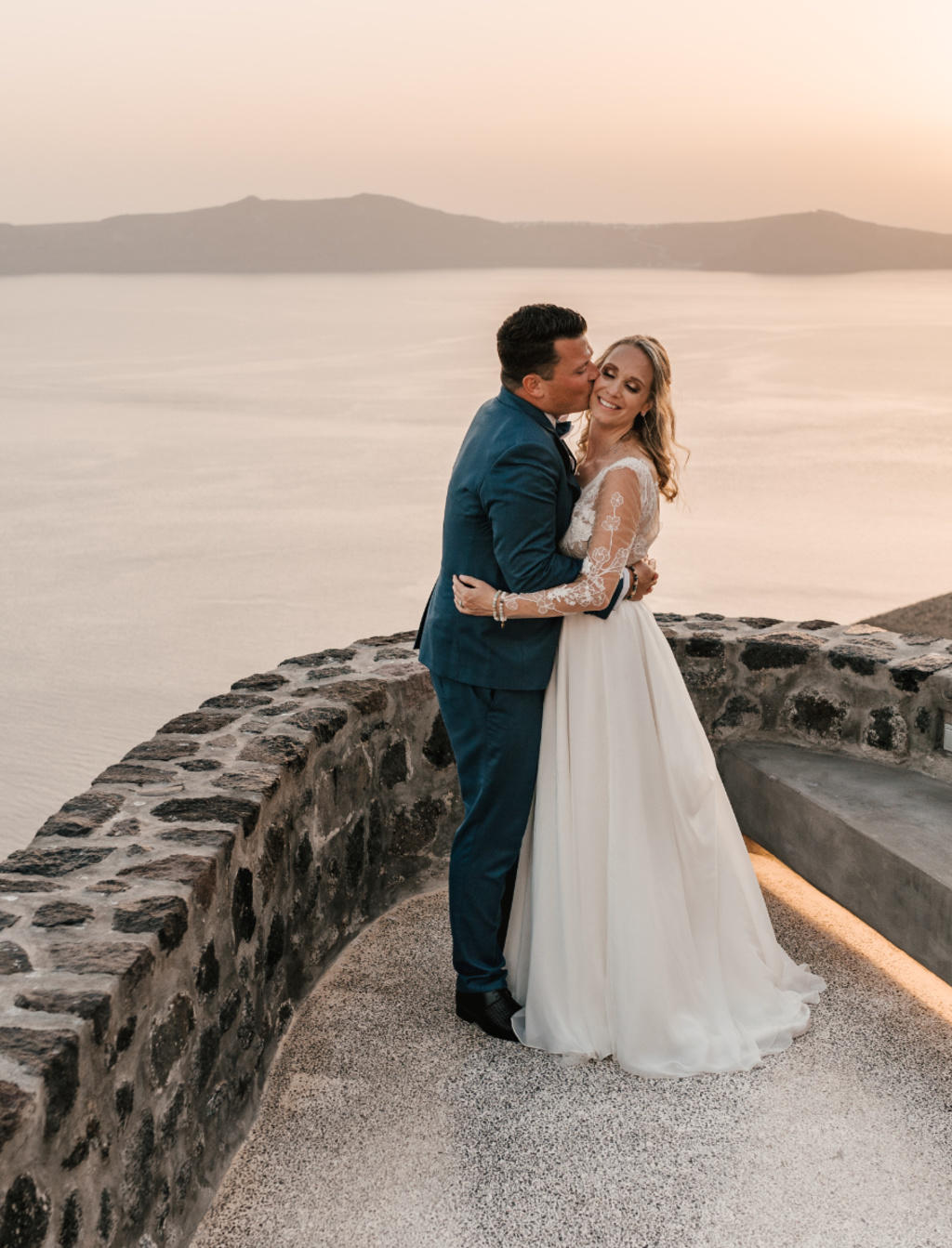 Romantic Wedding  In Santorini