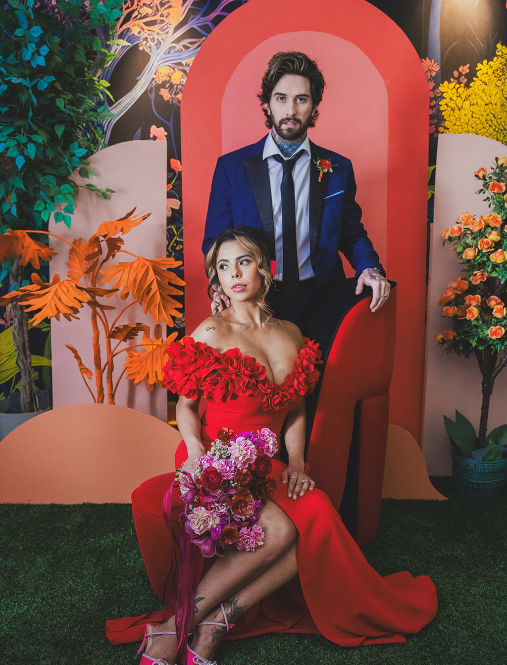 Vibrant Spring Wedding Inspiration In Calgary