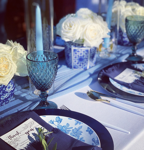 Capri Romantic Table Setting