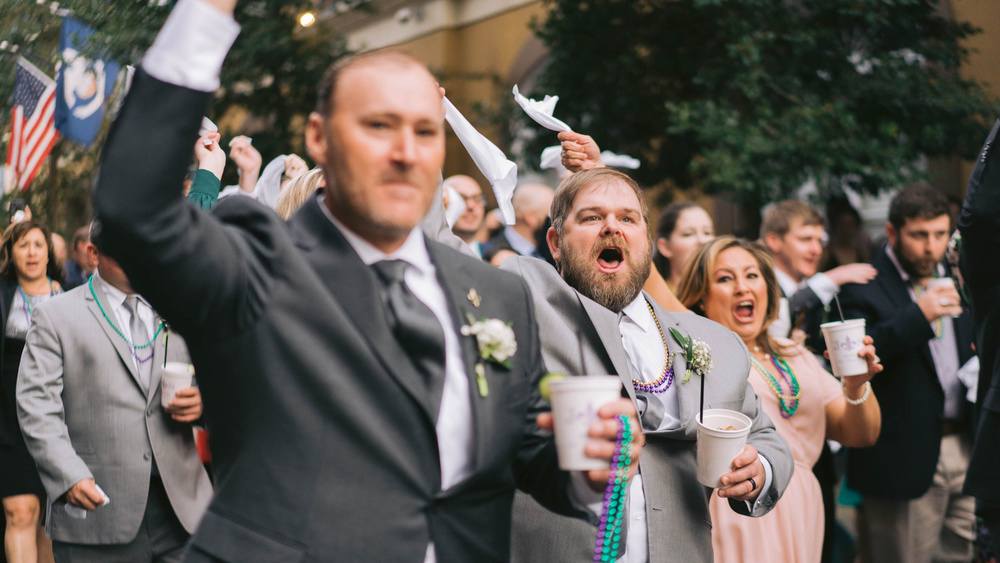 Intimate Courtyard Wedding In New Orleans