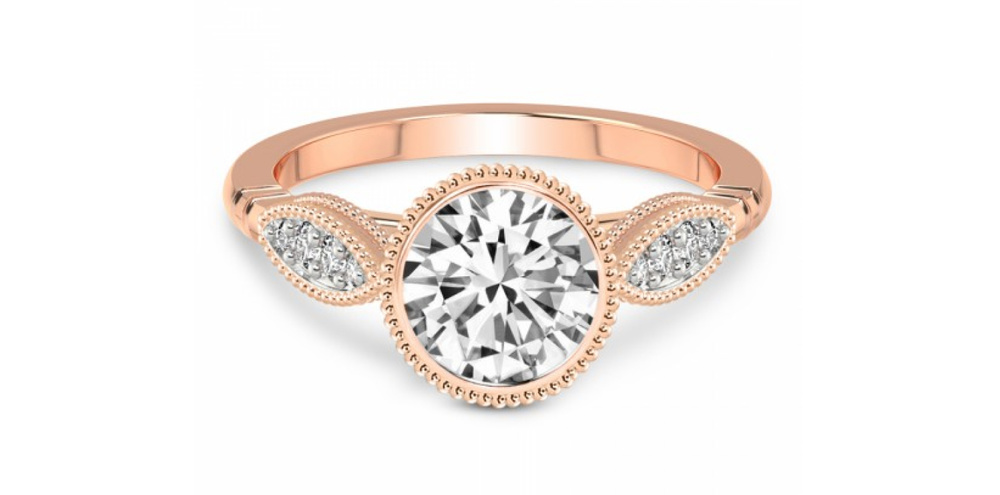 Bezel Diamond Engagement Rings