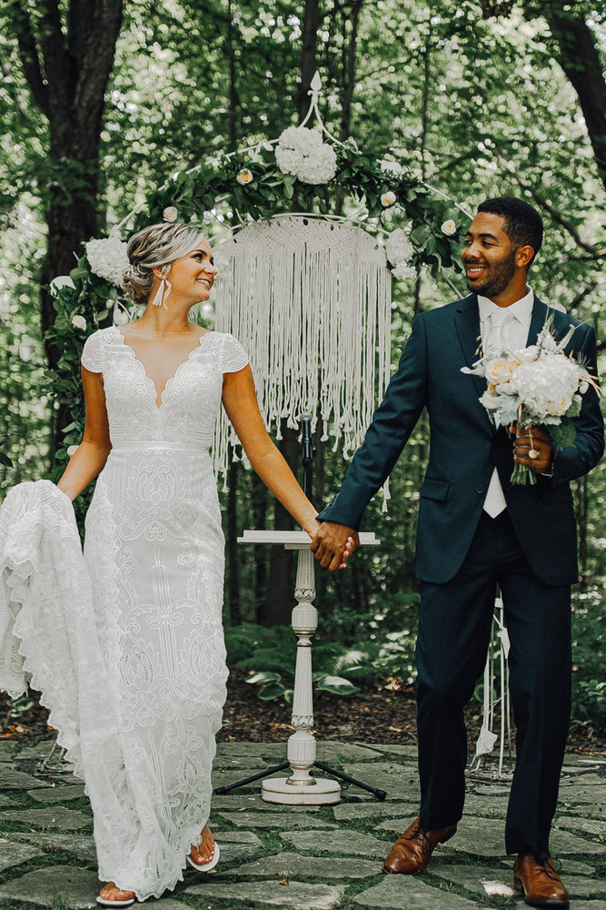 Boho Wedding With A Touch Of Vintage Flair