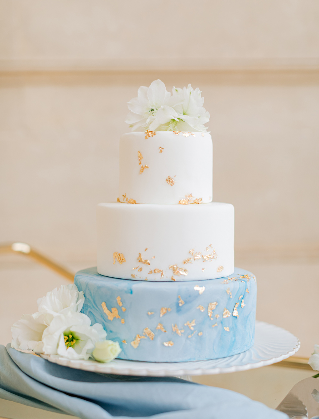 Dusty Blue Romantic Wedding Inspiration At Château D'astros