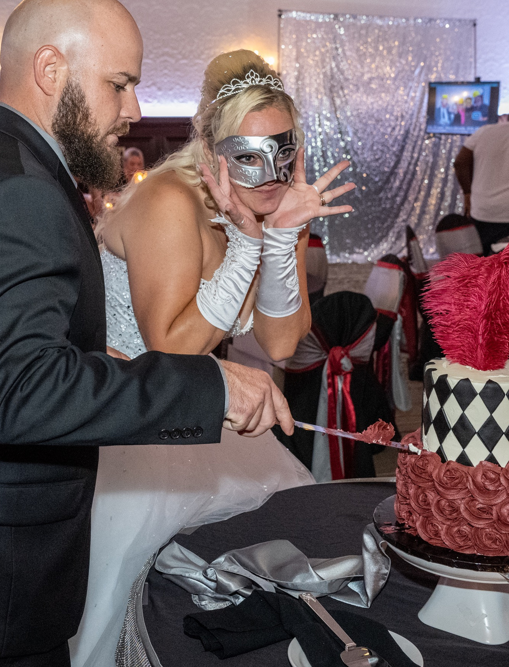 Masquerade Wedding Theme In Covington, Kentucky