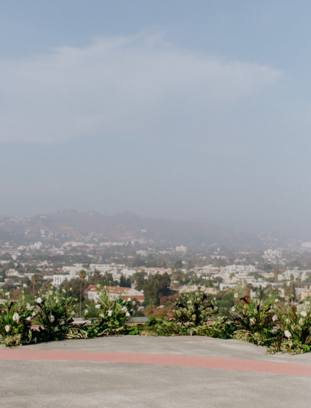 How To Elope In La: With A Beautiful Cake + An Amazing View
