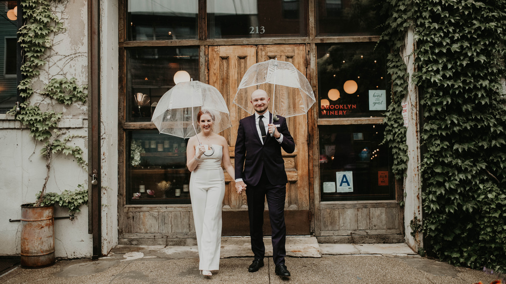 Jessica + Peter's Romantic, Glam Wedding At Brooklyn Winery