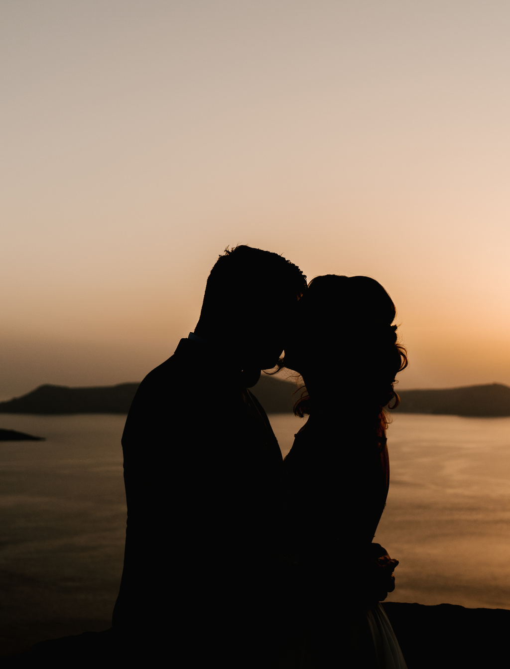 Romantic Wedding  In Santorini