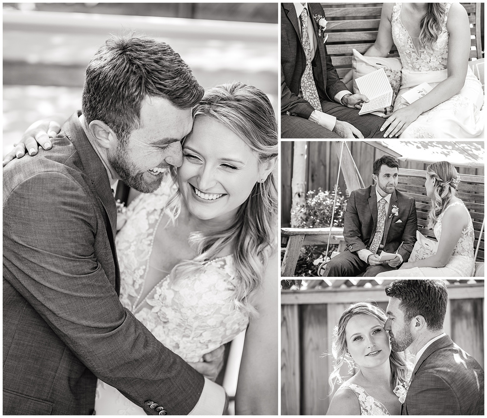 Hayley + Matt’s California Garden Backyard Wedding