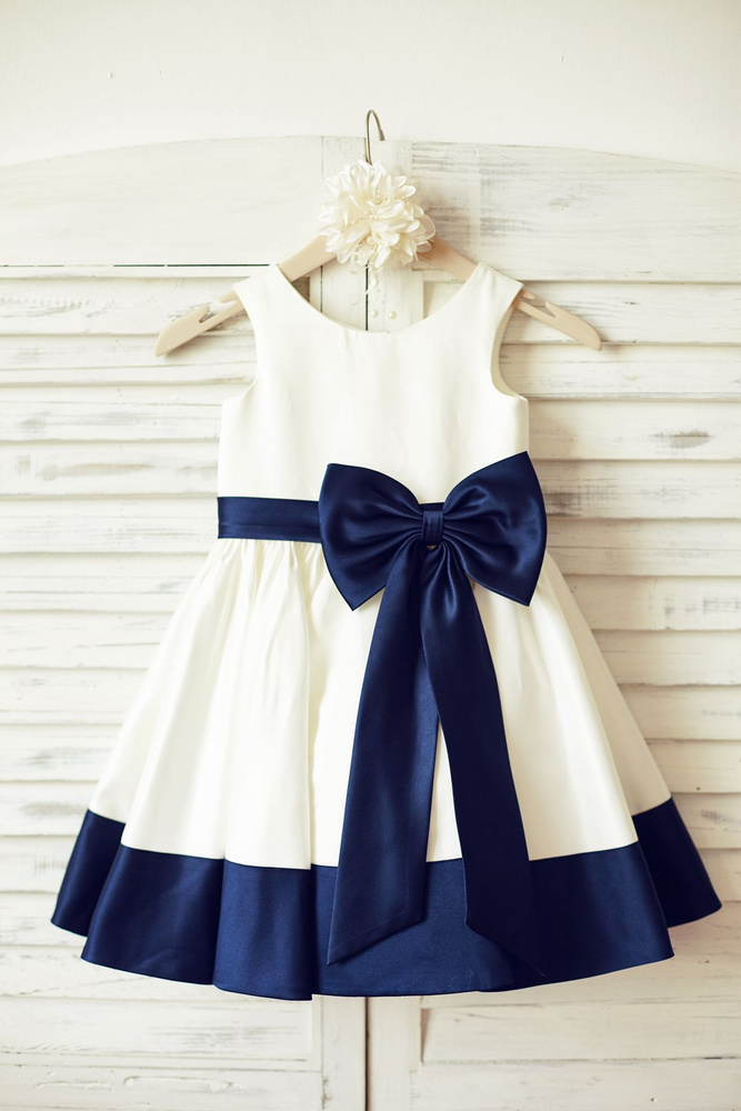 Affordable Flower Girl Dresses For Nautical-themed Beach Wedding