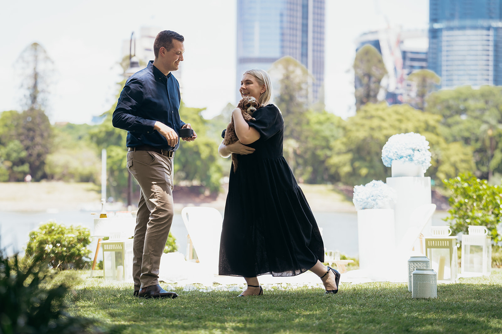 A Surprise Puppy And Proposal