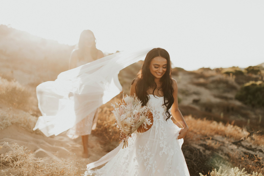 Kat + Jeremy, Golden Malibu Elopement At Point Dume
