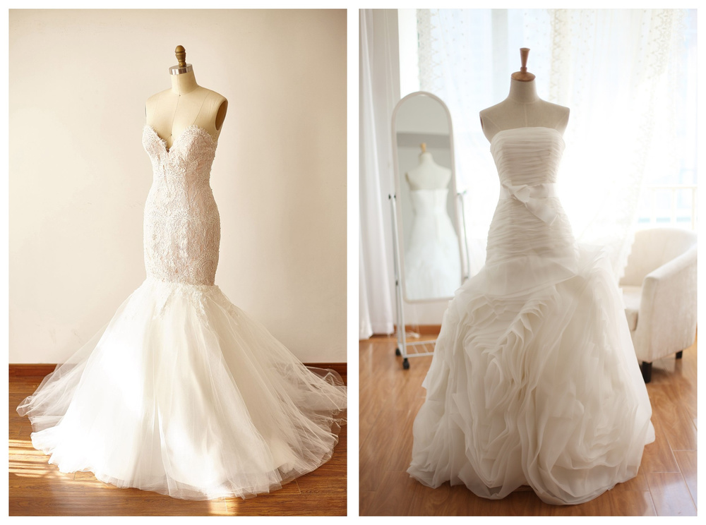 Stunning Mermaid Wedding Dresses Under $300