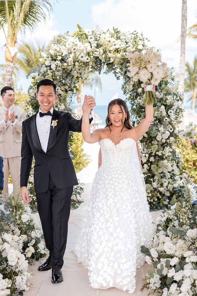 Chandeliers & Ocean Views: A Dreamy Boho-classic Wedding In Playa Mujeres