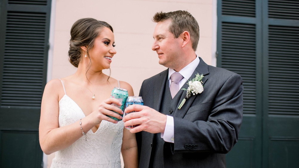 Intimate Courtyard Wedding In New Orleans