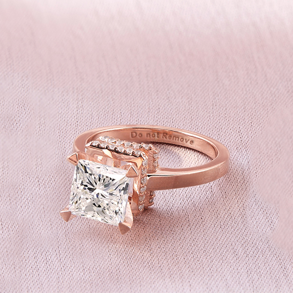 A Rosy Romantic Hue To Your Engagement Ring