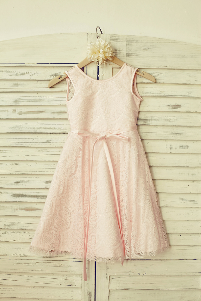 12 Super Cute Pink Flower Girl Dresses Under $100