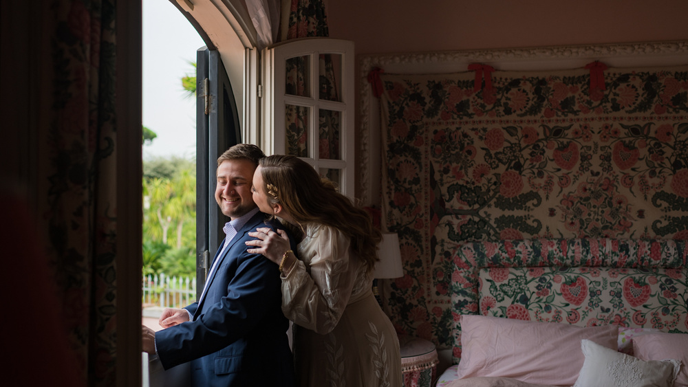 A Pink Villa Wedding Outside Rome