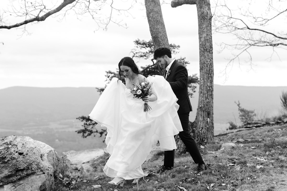 Contemporary Wedding Style Meets Mountain Scenery At Mclemore
