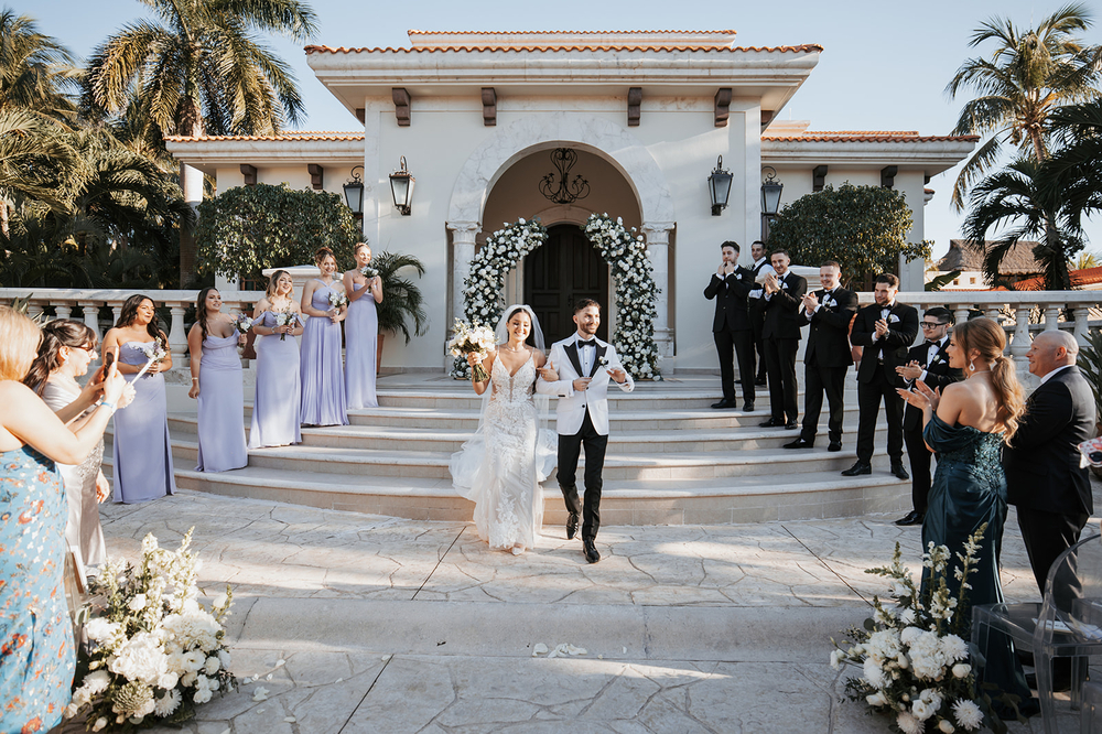 Elegant Wedding Of Idan & Dominique At Villa La Joya, Mx