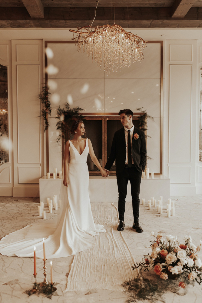 Sleek & Modern Styled Wedding Shoot