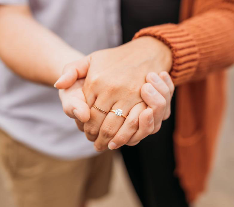 A Rosy Romantic Hue To Your Engagement Ring