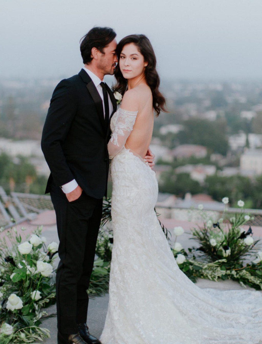 How To Elope In La: With A Beautiful Cake + An Amazing View