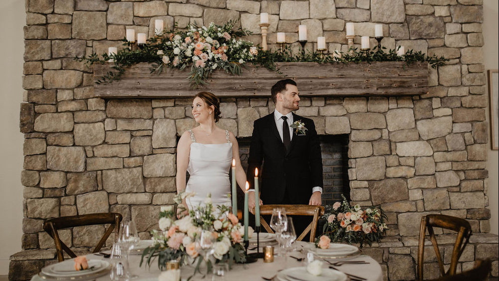 Classic But Chic Spring Wedding At Hawthorn Estates