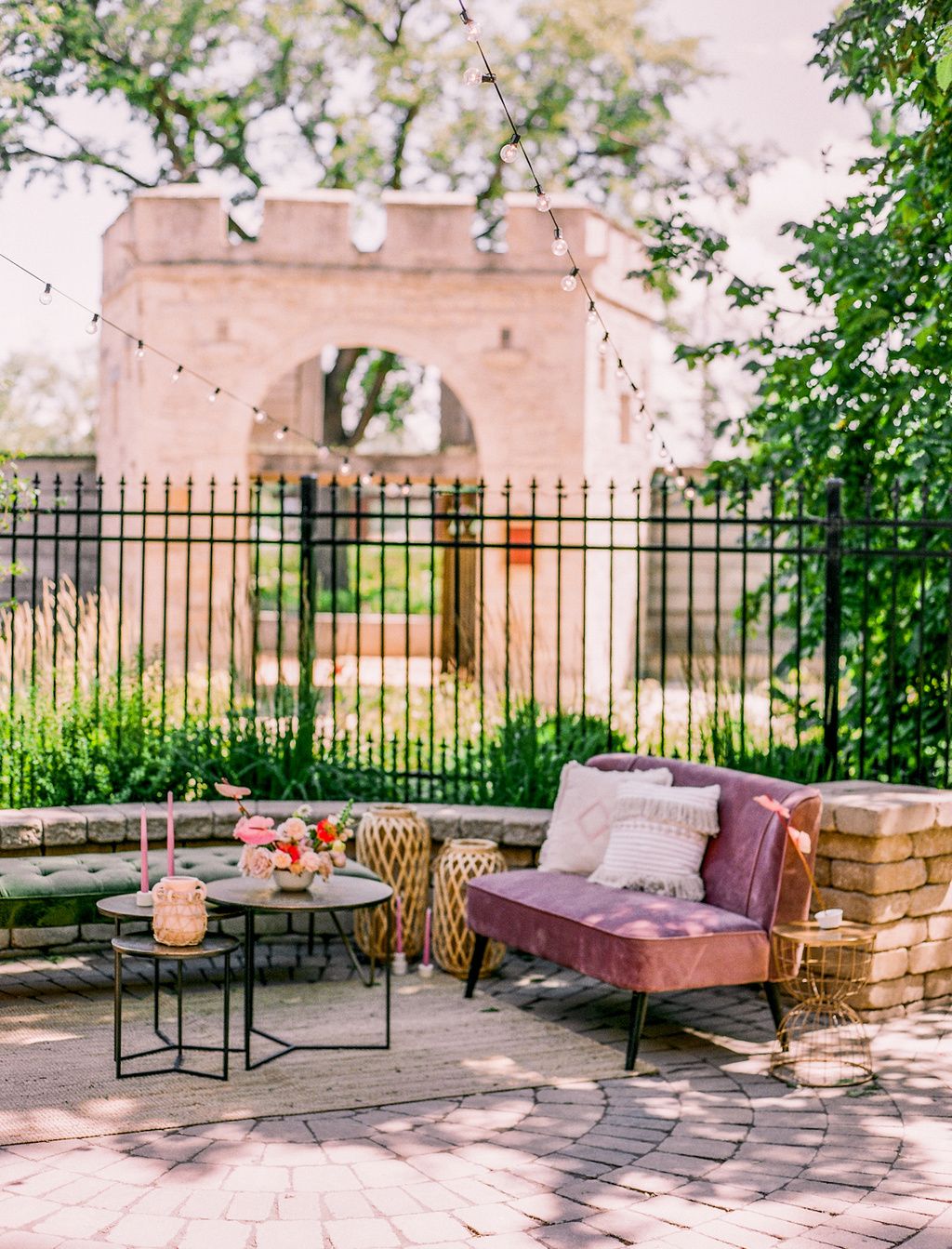 Mod Summer Wedding Inspiration At Bonnycastle Garden