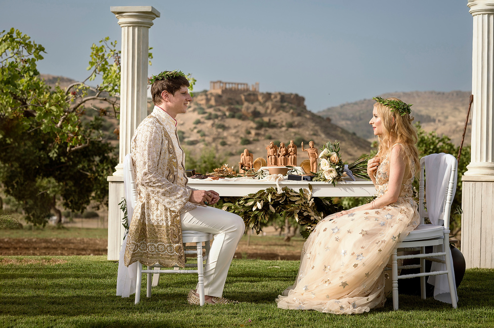 Twin Stars' Alchemic Marriage In Valley Of Temples: Antonia And Daren's Wedding In Ancient Temples In Sicily