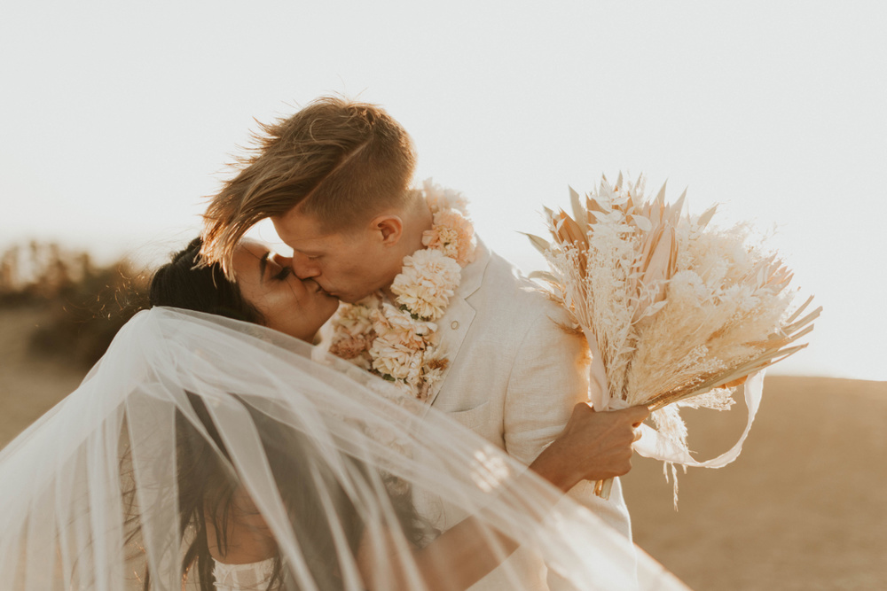 Kat + Jeremy, Golden Malibu Elopement At Point Dume