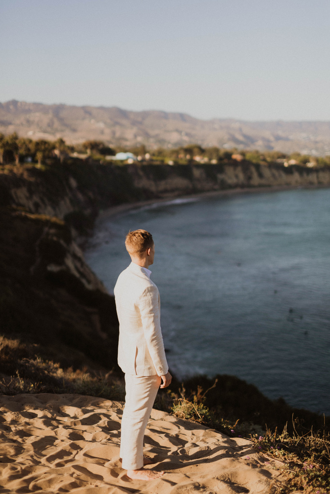 Kat + Jeremy, Golden Malibu Elopement At Point Dume