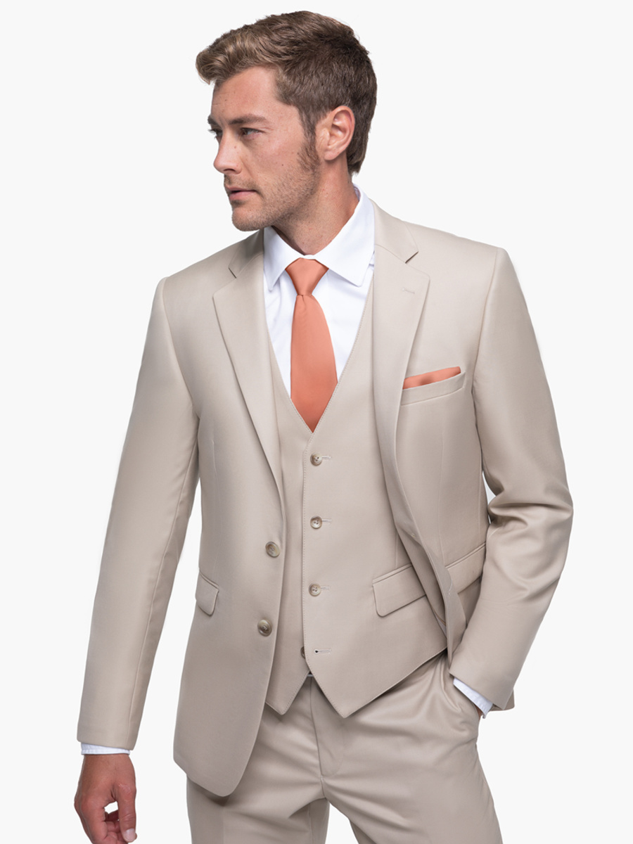 British Tan Suit | Available in Modern and Slim
Available in Boy's Sizes
100% Super 130s Wool
Notch Lapel
Matching Vest Available
Flat Front Pants
Hidden Flex-fit Waistband